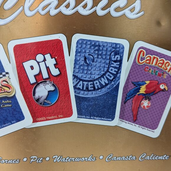 Classic Card Games with Tin - Millebornes, Pit, Waterworks & Canasta - Picture 8 of 11